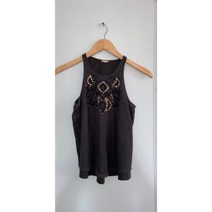 Grey Hollister Blouse